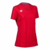 Remera Deportiva Para Mujer Arena Women's Team T-Shirt Panel Rojo