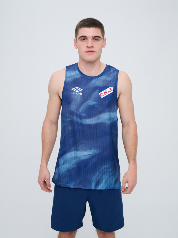 MUSCULOSA PRESS Nacional Hombre Azul Marino