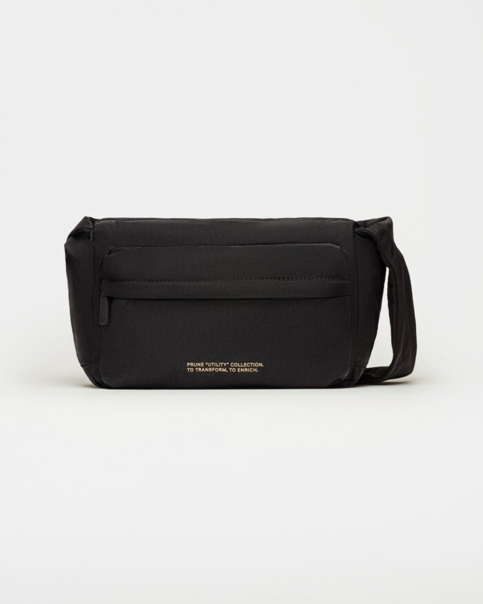 Bandolera Jet en nylon Negro