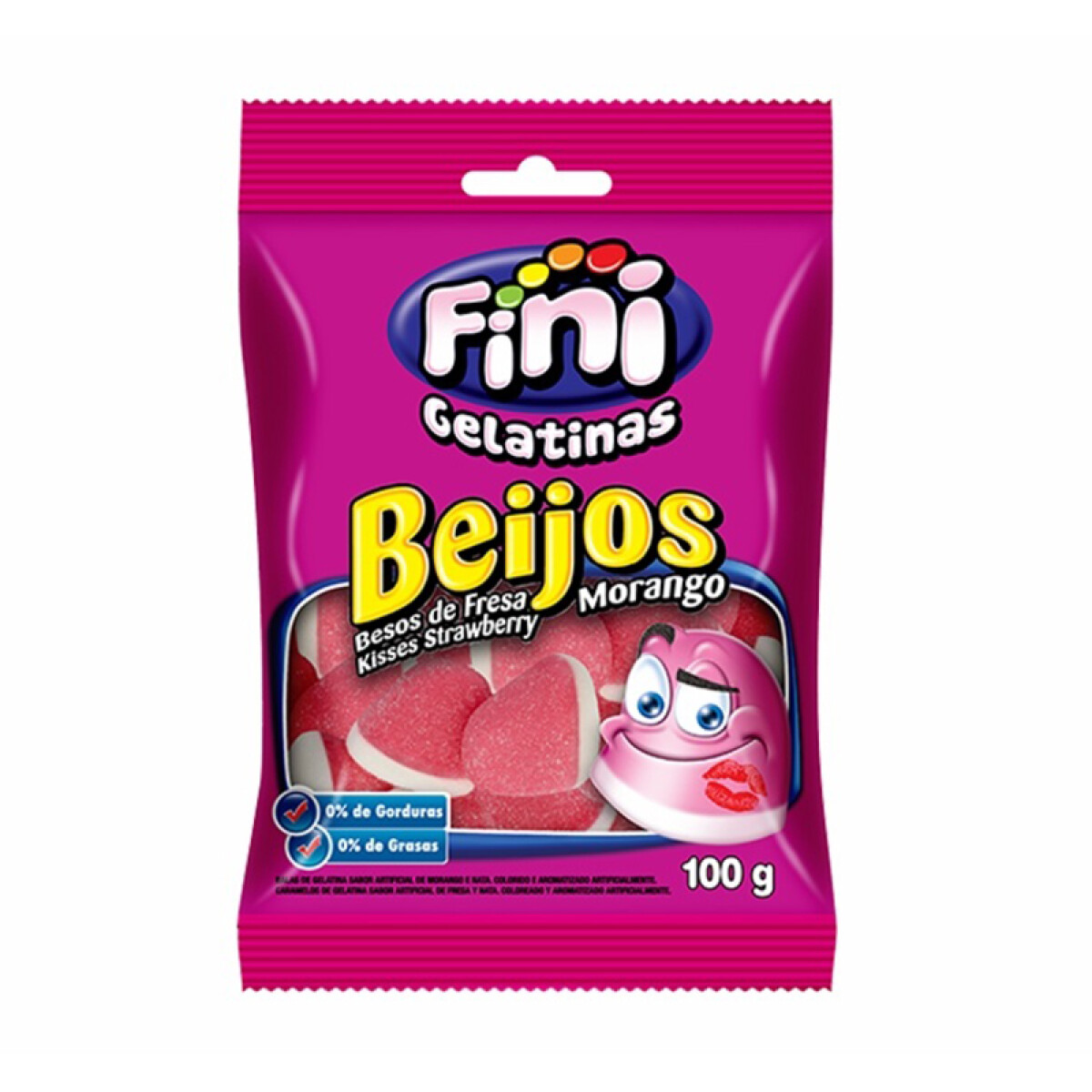 Gomitas FINI Besos de Fresa 100g 