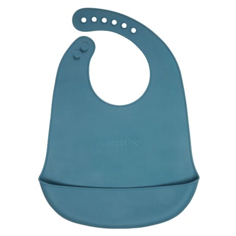 Set De Alimentación De Silicona Carestino Gatito Azul Petroleo