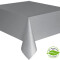Mantel Biodegradable Rectangular Plateado