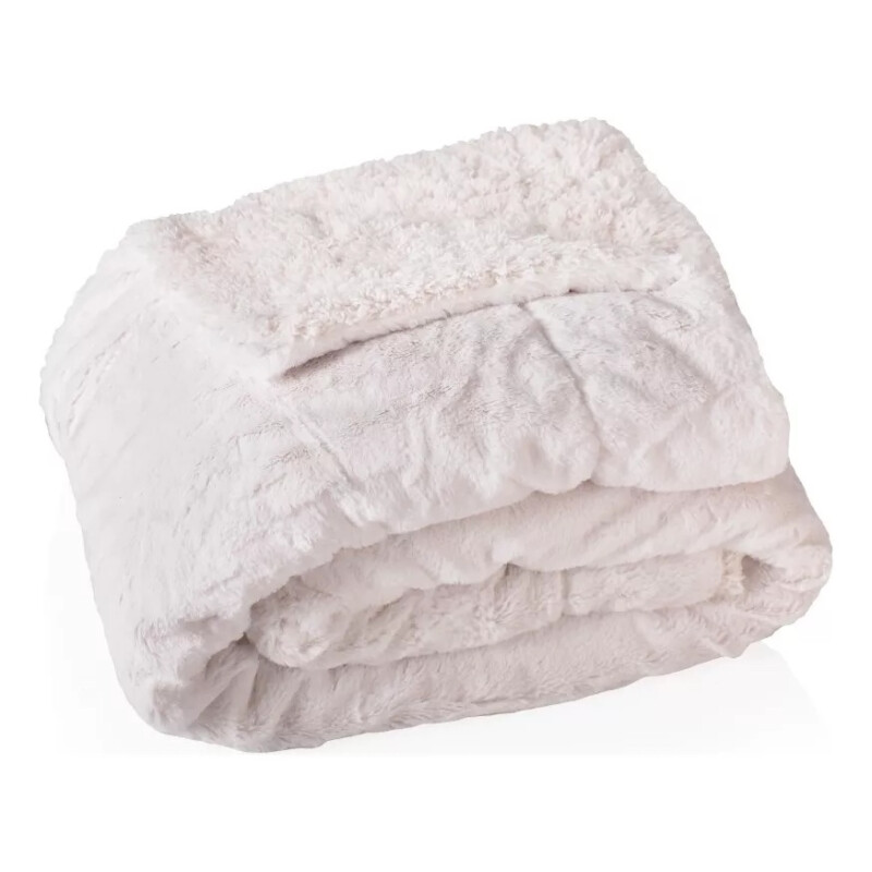 Frazada Reversible Polar Sherpa 1 Plaza 150x200 - Crudo Frazada Reversible Polar Sherpa 1 Plaza 150x200 - Crudo