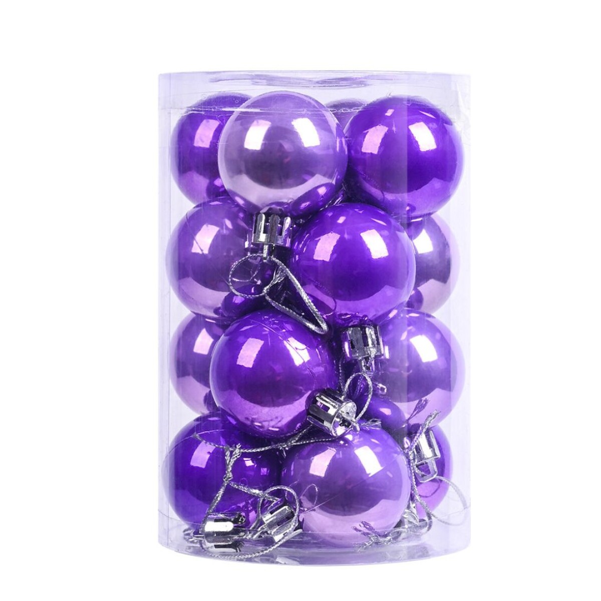 Esferas navideñas x16 - Violeta 