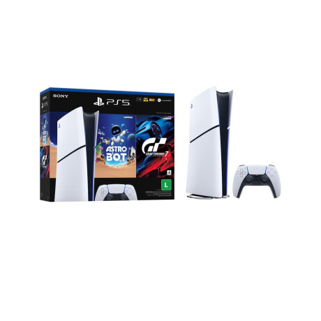 Consola PS5 PlayStation 5 Digital Sony Slim + AstroBot, GT7 Consola PS5 PlayStation 5 Digital Sony Slim + AstroBot, GT7
