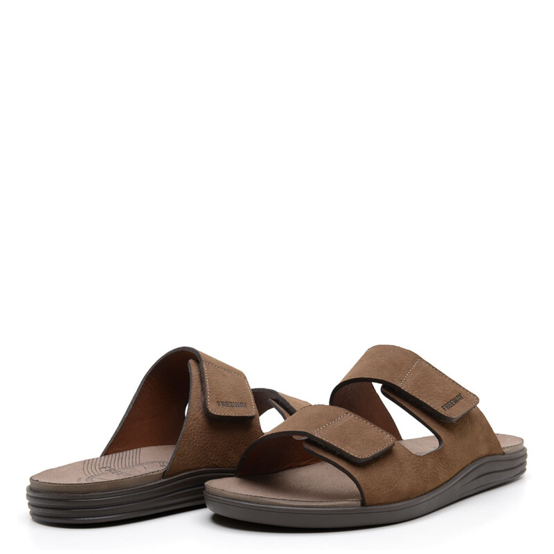 Sandalias de Hombre Freeway Canastra 14 Marrón Claro