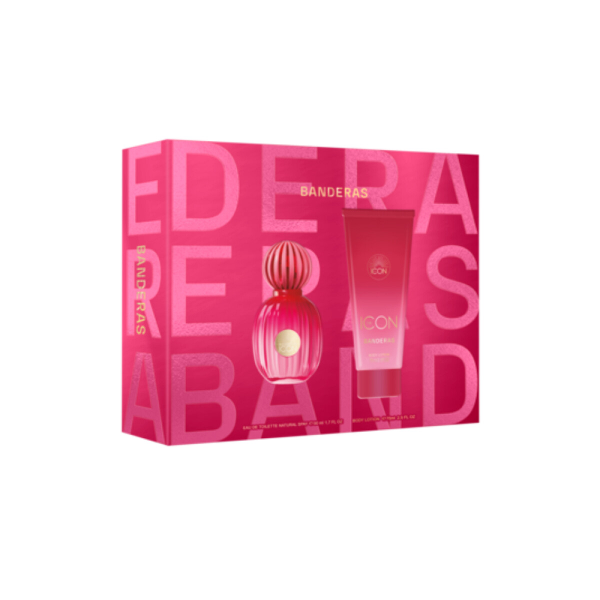 Set Antonio Banderas Perfume The Icon EDT 50ml + Body Lotion 75ml 