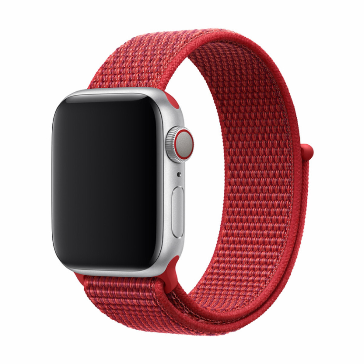 MALLA CORREA DE NYLON PARA APPLE WATCH 42/44/45MM/49MM DEVIA SPORT 3 - Rojo 