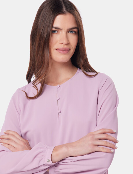 BLUSA MANGA LARGA Rosa