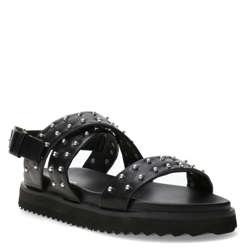 Sandalias de Niña MINI Miss Carol PELLY con tachas Negro