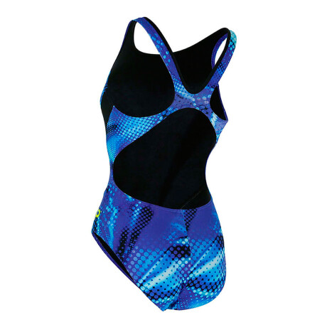 Michael phelps - Malla de Baño para Mujer Team Prints Mesa Comp Back SW259994222 - Uv Upf 50+. 22. 001