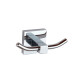 Percha Metalica Manchester Cromo Brillante De Baño