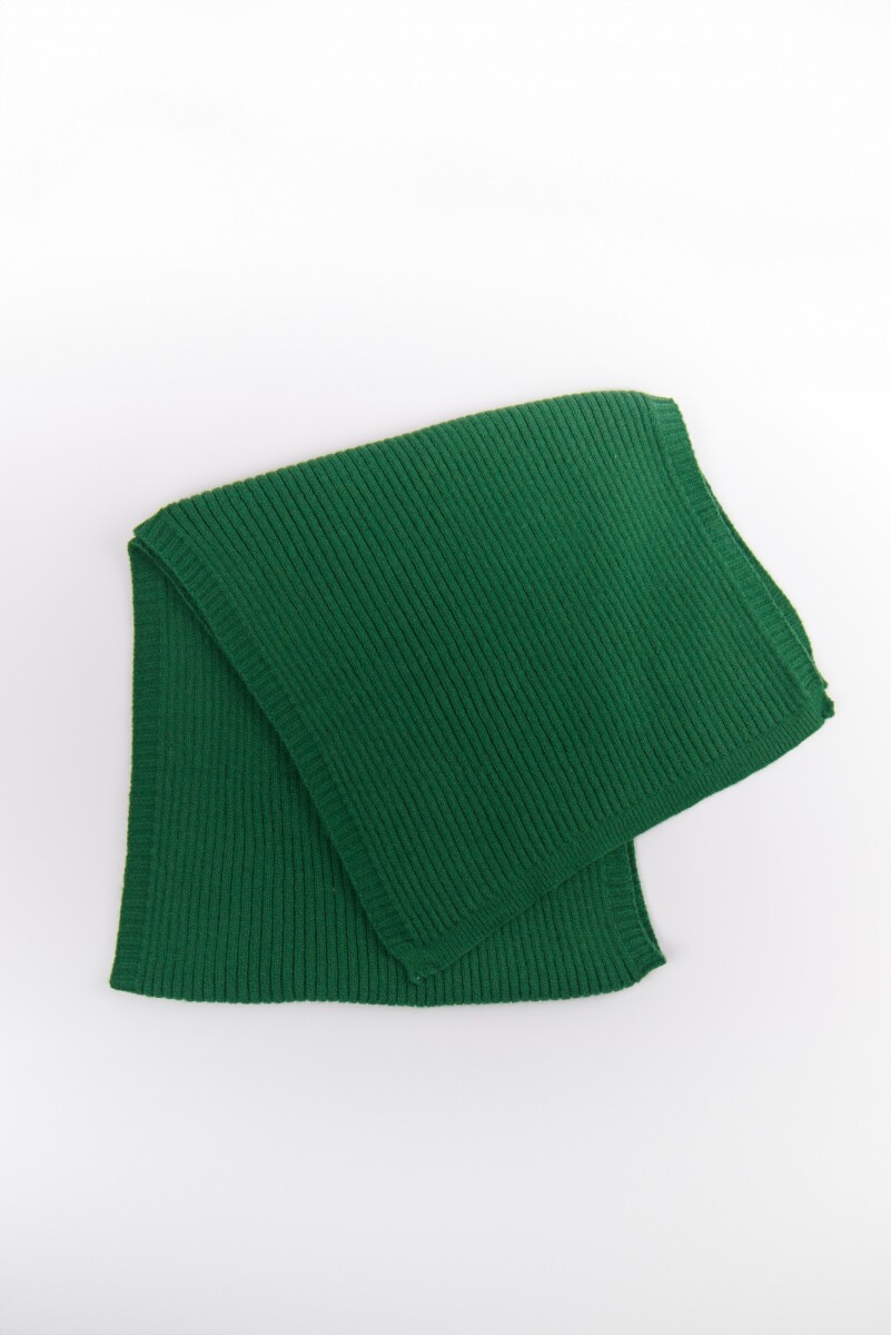BUFANDA TEJIDA WARM - VERDE 