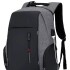 Mochila Impermeable Antirrobo Urbana USB Notebook Casual Variante Color Gris