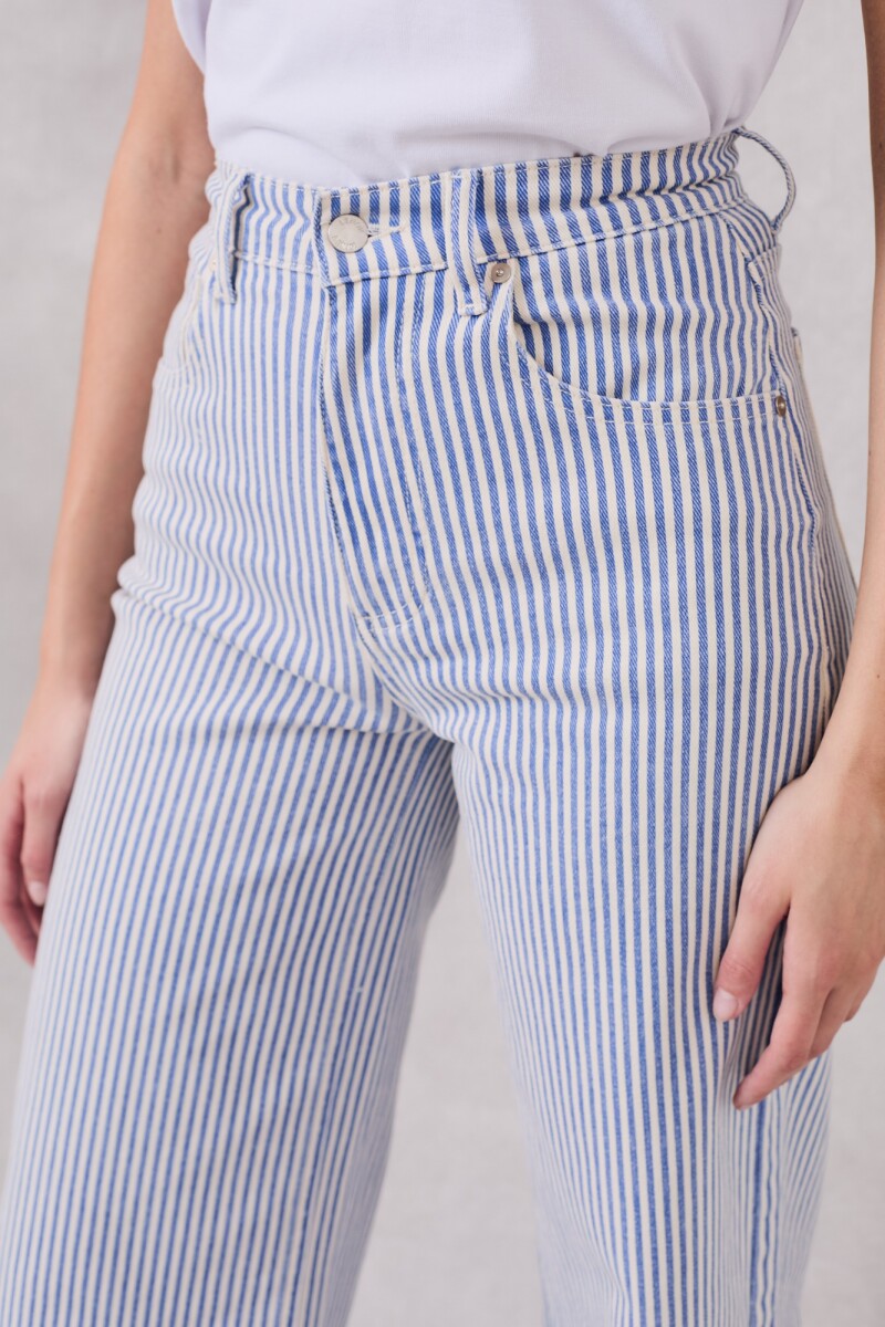 Jean Wide Rayado Jean