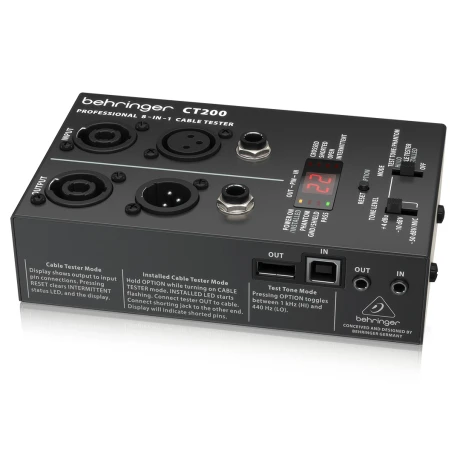 TESTER DE CABLE MULTIPLE BEHRINGER CT200 TESTER DE CABLE MULTIPLE BEHRINGER CT200