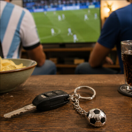 Llavero metal Fútbol Pelota