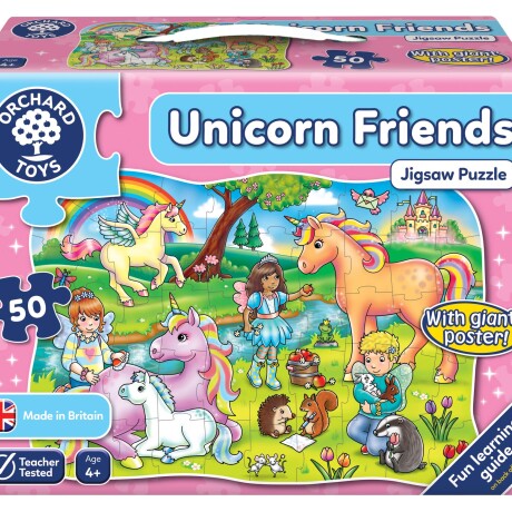Puzzle de 50 piezas Amigos Unicornios Puzzle de 50 piezas Amigos Unicornios