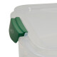 Set x3 Caja organizadora 10 lts de plástico reforzada TRANSPARENTE