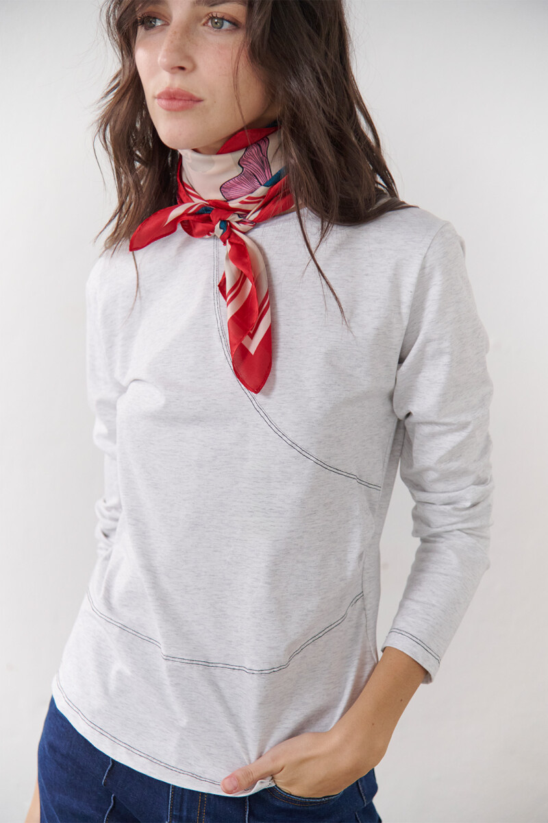 REMERA DRAPEN MELANGE