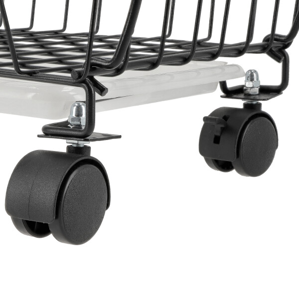 Carrito Carro Organizador Cocina Baño Multiuso 4 Estantes Apilables Alacena Imback Color Negro Carrito Carro Organizador Cocina Baño Multiuso 4 Estantes Apilables Alacena Imback Color Negro