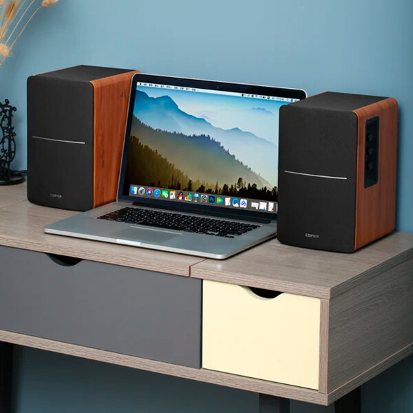 Parlantes Edifier 2.0 R1280dbs Bluetooth PARLANTES EDIFIER R1280DBS MARRON