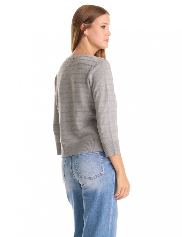 Cardigan Basico GRIS