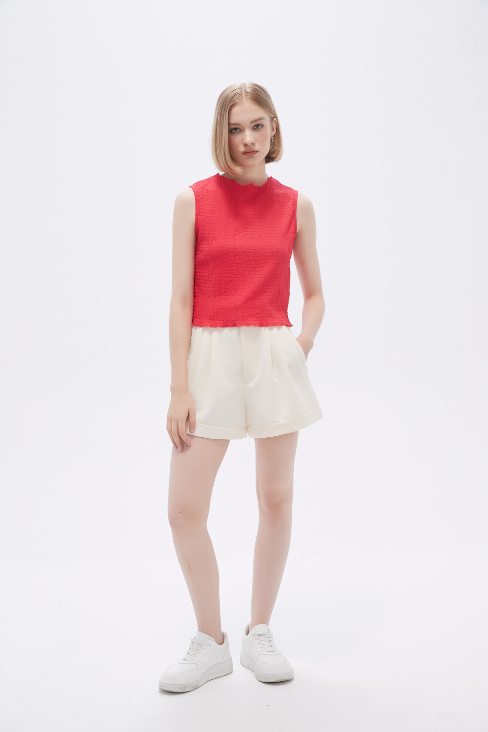Musculosa Indig Rojo Coral