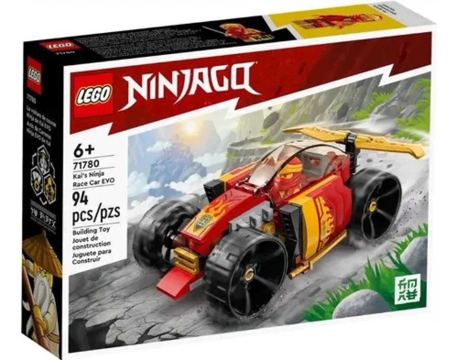 Kit Lego Ninjago Auto De Carreras Evo De Kai 94 Pcs 