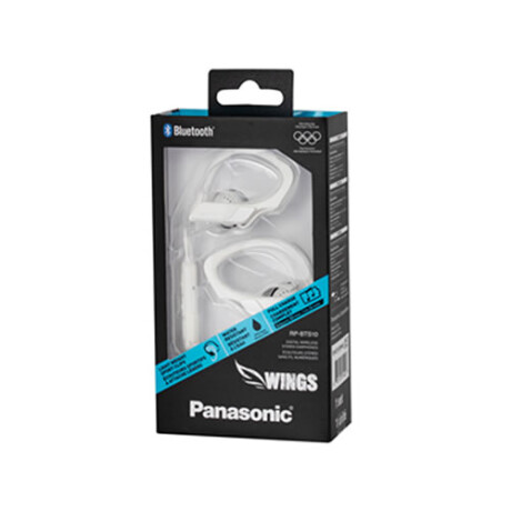 Auricular Sport Bluetooth Panasonic RP-BTS10PP color blanco