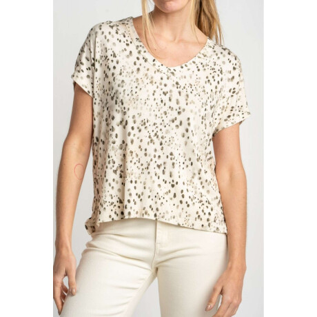 Remera Estampa Nácar