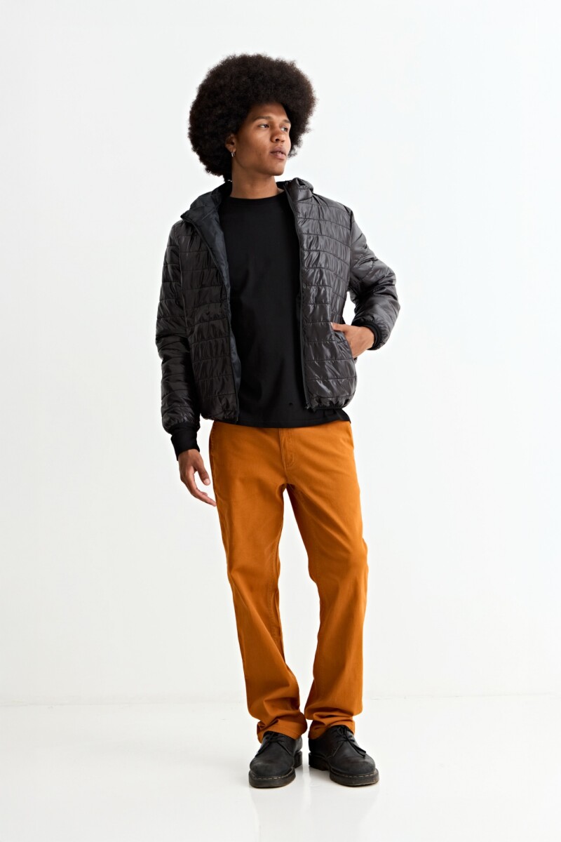 Pantalón recto - Marron 