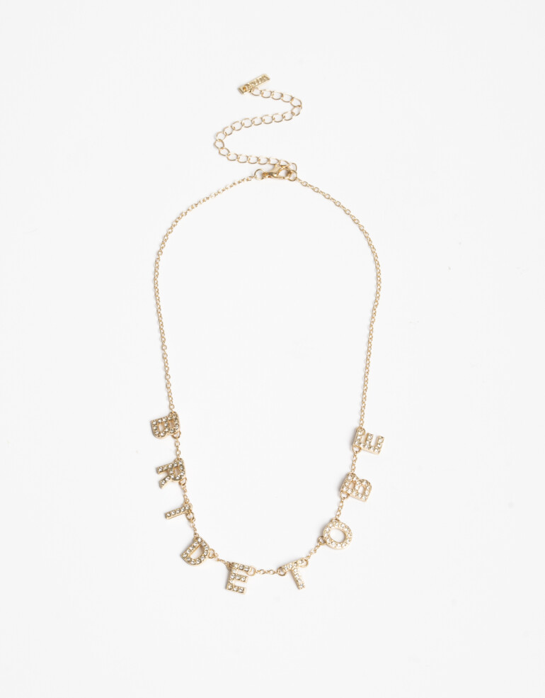 Collares Cortos Bride To Be Collar Corto Bride To Be - Cristal