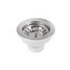 Pileta simple cocina acero inox. 304 Con Válvula 52x38x19 cm Pileta Simple Cocina Acero Inox. 304 Con Válvula 52x38x19 Cm