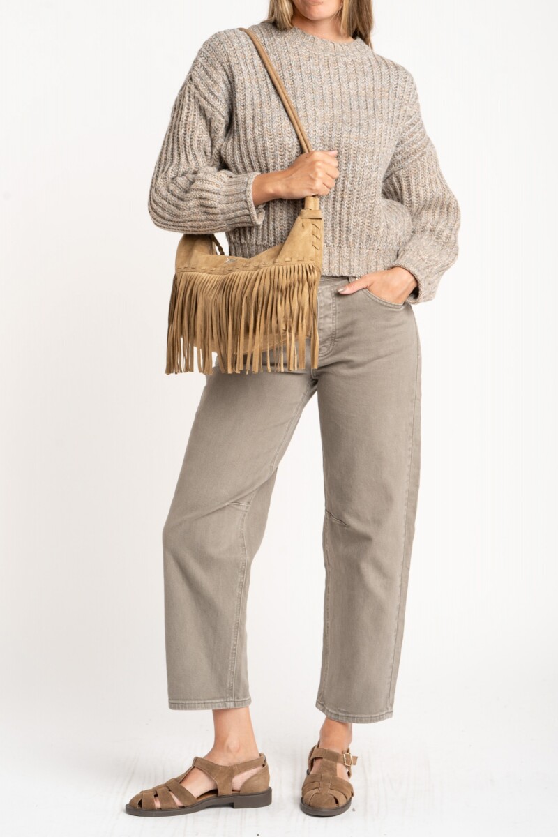 Sweater Lana Gris Melange