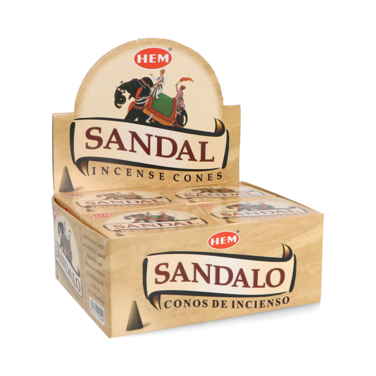 CONOS HEM CAJA X12 - Sándalo 