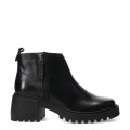 Botas de Mujer Bottero Caña Baja Con Cierre Negro