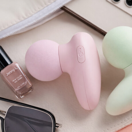 Mini masajeador inalámbrico recargable Rosado