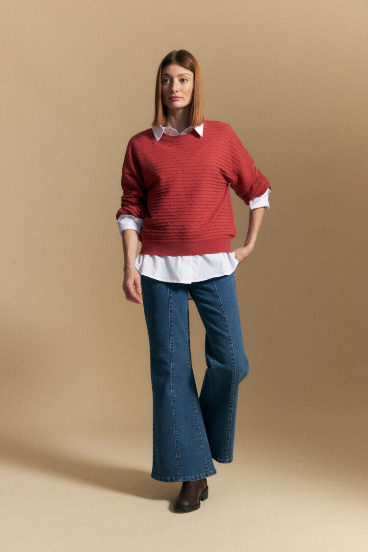 SWEATER ARBUS Rojo Tabasco