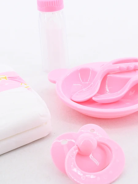 ACCESORIOS BEBE X 7 UNIDADES ROSADO