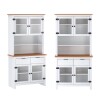 Cristalero Aparador Vajillero Lumax 4 Puertas Vidrio 2 Cajones Cristalero Aparador Vajillero Lumax 4 Puertas Vidrio 2 Cajones