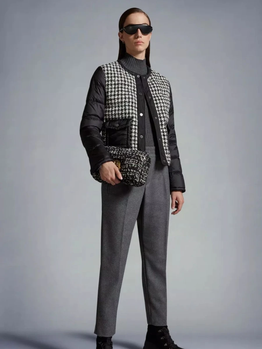 Moncler -Pantalón de lana, MONCLER - Gris 