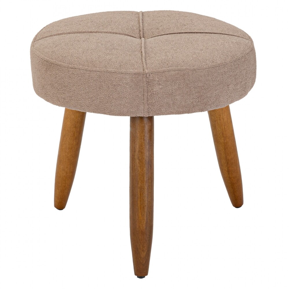 Kit 2 Poltrona + Puff Havana Marron Kit 2 Poltrona + Puff Havana Marron