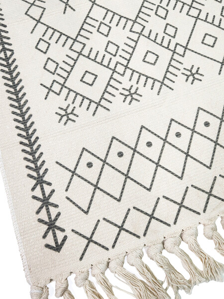 ALFOMBRA COTTON NEGRO