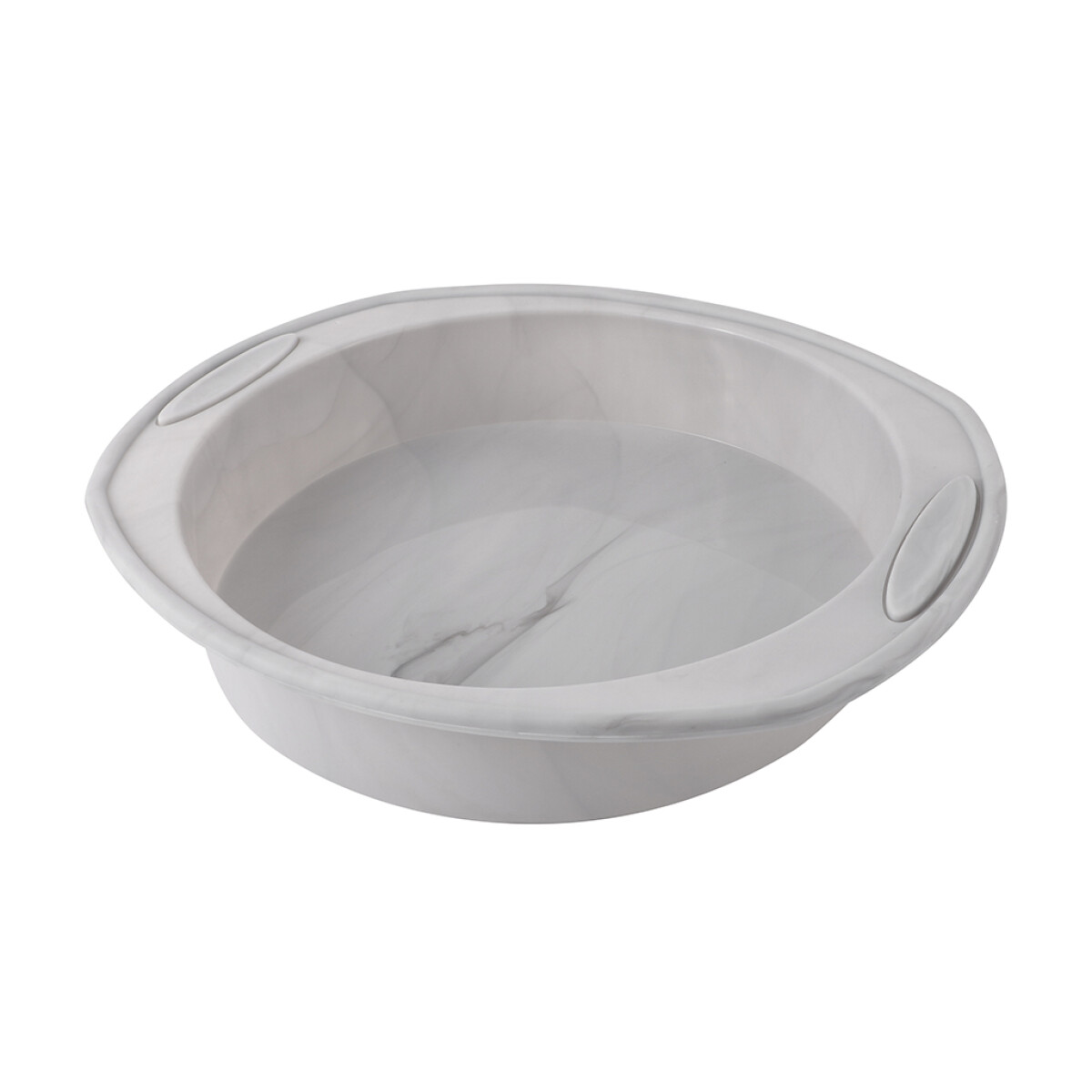 Tartera Redonda de Silicona Selecta 28,5 cm Marble con Asas 