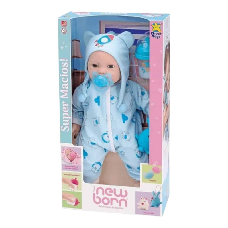 Muñeco bebé varón con pijama New Born Muñeco bebé varón con pijama New Born