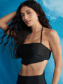 TOP BANDEAU MORGANA NEGRO