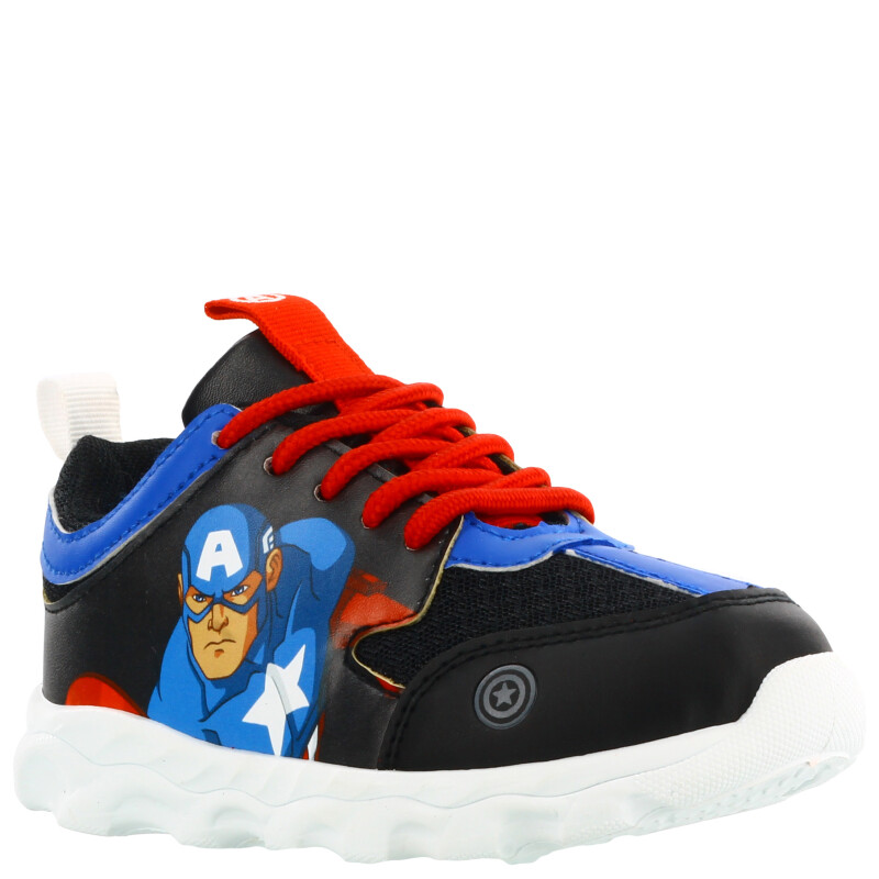 Championes Infantiles Marvel Avengers Negro - Azul