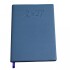 AGENDA ABEZETA 211 CLASICA MEDIUM TAPA FUNDA SEMANA A LA VISTA COLOR CELESTE OSCURO