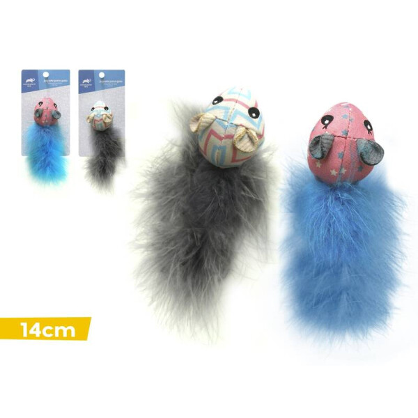 JUEGUE DE TELA Y CUERDA CON FORMA DE RATÓN JUEGUE DE TELA Y CUERDA CON FORMA DE RATÓN